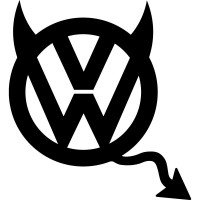 Вінілова наклейка на автомобіль - Volkswagen Чортик v2