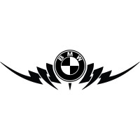Вінілова наклейка на автомобіль - BMW Tribal