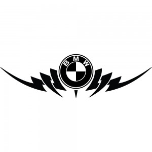 Виниловая наклейка на автомобиль - BMW Tribal