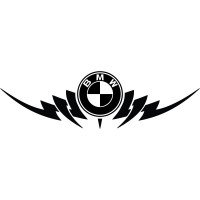 Вінілова наклейка на автомобіль - BMW Tribal