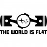Вінілова наклейка на автомобіль - Subaru The World is Flat (Плоский світ) v2 Вінілова наклейка на автомобіль - Subaru The World is Flat (Плоский світ) v2