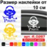 Вінілова наклейка на автомобіль - Dirt Pirate Вінілова наклейка на автомобіль - Dirt Pirate