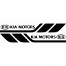Набір вінілових наклейок на борт автомобіля - Kia Motors (2 шт) Набір вінілових наклейок на борт автомобіля - Kia Motors (2 шт)