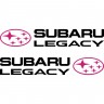 Набір наклейок на дзеркала авто - Subaru Legacy (2шт) Набір наклейок на дзеркала авто - Subaru Legacy (2шт)