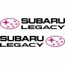 Набор наклеек на зеркала авто - Subaru Legacy (2шт) Набор наклеек на зеркала авто - Subaru Legacy (2шт)