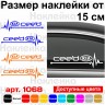 Набір вінілових наклейок на автомобіль - KIA Ceed Пульс (2шт.) Набір вінілових наклейок на автомобіль - KIA Ceed Пульс (2шт.)