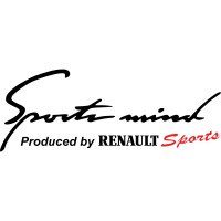 Виниловая наклейка на автомобиль - Sports mind produced by Renault sports