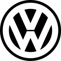 Виниловая наклейка на автомобиль - Логотип Volkswagen