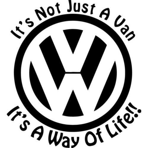 Виниловая наклейка на автомобиль - It`s not just a van – it`s a way of life!!