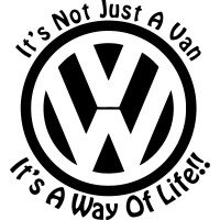 Вінілова наклейка на автомобіль - It`s not just a van - it`sa way of life!!