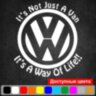 Вінілова наклейка на автомобіль - It`s not just a van - it`sa way of life!! Вінілова наклейка на автомобіль - It`s not just a van - it`sa way of life!!