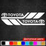 Набір вінілових наклейок на борт автомобіля - Toyota (2 шт)