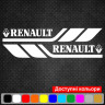Набір вінілових наклейок на борт автомобіля - Renault v2 (2 шт) Набір вінілових наклейок на борт автомобіля - Renault v2 (2 шт)