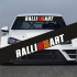 Сонцезахисна наклейка на лобове скло автомобіля - Ralli Art Mitsubishi v2 Сонцезахисна наклейка на лобове скло автомобіля - Ralli Art Mitsubishi v2