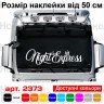 Наклейки на грузовик - Night Express