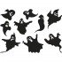 Набір вінілових наклейок - Приведення Halloween /Хеллоуїн