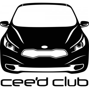 Вінілова наклейка на автомобіль - Kia Ceed Club
