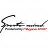 Виниловая наклейка на автомобиль - Sports mind produced by Megane sports Виниловая наклейка на автомобиль - Sports mind produced by Megane sports