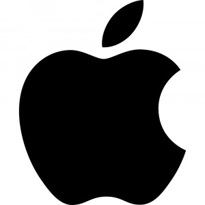 Вінілова наклейка на автомобіль - логотип Apple