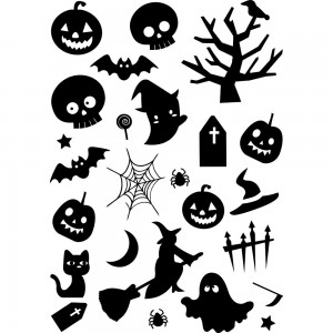 Набір вінілових наклейок - Halloween /Хелловін