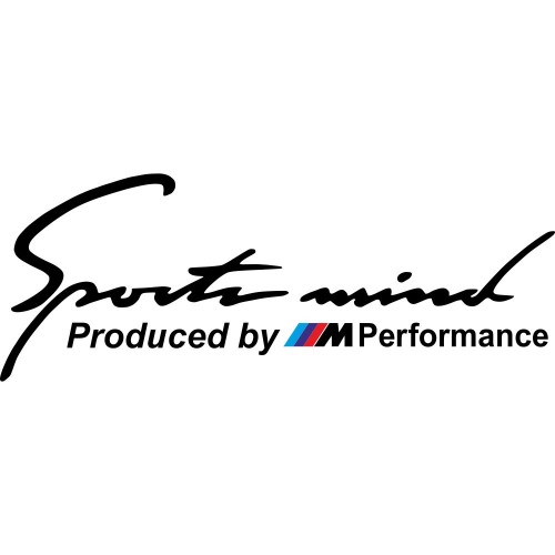 Вінілова наклейка на автомобіль - Sports mind M Performance