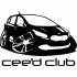 Вінілова наклейка на автомобіль - Kia Ceed Club v2