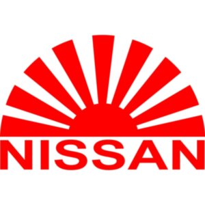 JDM наклейка на автомобіль - Японський прапор Nissan