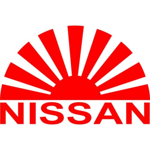 JDM наклейка на автомобіль - Японський прапор Nissan
