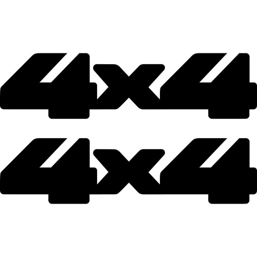 Набір вінілових наклейок на автомобіль - 4x4 v14 (2шт)