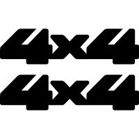 Набір вінілових наклейок на автомобіль - 4x4 v14 (2шт)