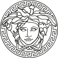 Вінілова наклейка на автомобіль - Версаче | Versace