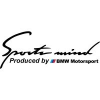 Виниловая наклейка на автомобиль - Sports mind BMW Motorsport v2