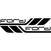 Набор виниловых наклеек на борт автомобиля - Ford (2 шт)