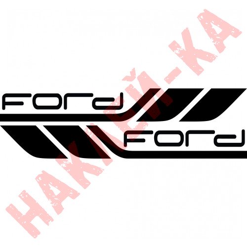Набір вінілових наклейок на борт автомобіля - Ford (2 шт)