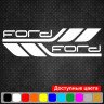 Набір вінілових наклейок на борт автомобіля - Ford (2 шт) Набір вінілових наклейок на борт автомобіля - Ford (2 шт)