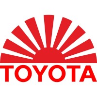 JDM наклейка на автомобіль - Японський прапор Toyota