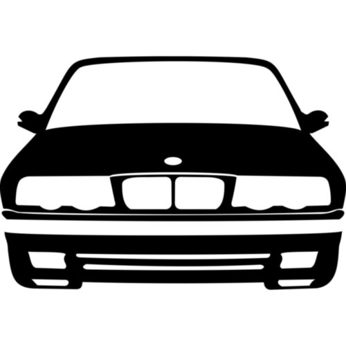 Вінілова наклейка на автомобіль - BMW e34