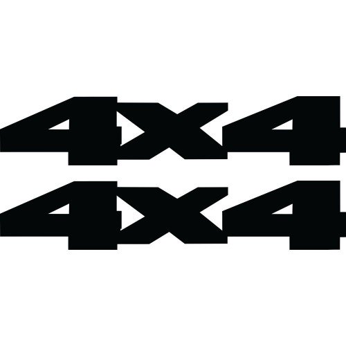 Набір вінілових наклейок на автомобіль - 4x4 v16 (2шт)