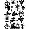 Набір вінілових наклейок - Halloween /Хеллоуїн v3 Набір вінілових наклейок - Halloween /Хеллоуїн v3