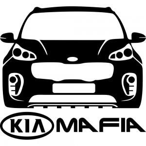 Вінілова наклейка на автомобіль - Kia Mafia