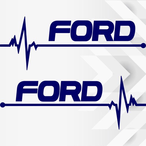 Набор виниловых наклеек на автомобиль - Ford Пульс (2шт.)