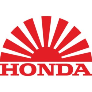 JDM наклейка на автомобіль - Японський прапор Honda