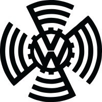 Виниловая наклейка на автомобиль - Логотип Volkswagen 1937 год