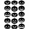Набір вінілових наклейок - Гарбузи на Хеллоуїн /Halloween Pumpkins Набір вінілових наклейок - Гарбузи на Хеллоуїн /Halloween Pumpkins