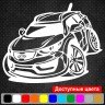 Вінілова наклейка на автомобіль - Kia Sportage Вінілова наклейка на автомобіль - Kia Sportage