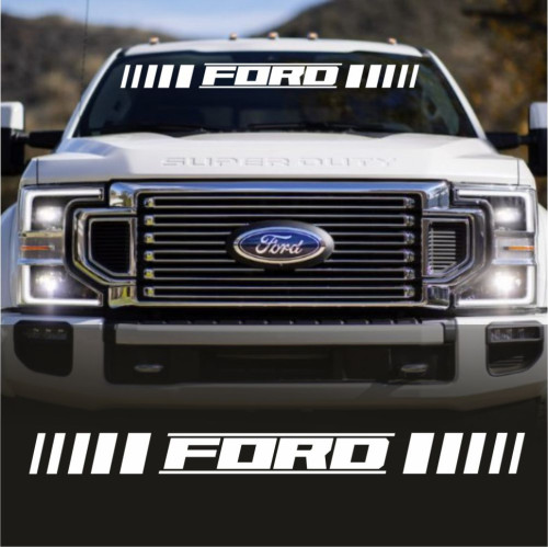 Виниловая наклейка на лобовое стекло - FORD