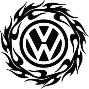 Вінілова наклейка на автомобіль - Volkswagen Tribal