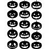 Набір вінілових наклейок - Гарбузи на Хеллоуїн /Halloween Pumpkins v2