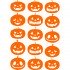 Набір вінілових наклейок - Гарбузи на Хеллоуїн /Halloween Pumpkins v2