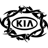 Вінілова наклейка на автомобіль - Kia Tribal v2